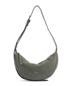 Abro Suede By My Side Small Shoulder bag brushed leather khaki