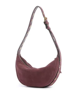 Abro Suede By My Side Small Shoulder bag brushed leather wine Online