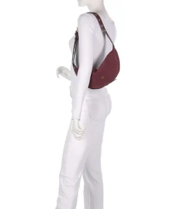 Abro Suede By My Side Small Shoulder bag brushed leather wine Online