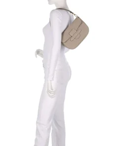 Abro Suede Camilla Shoulder bag brushed leather beige Online
