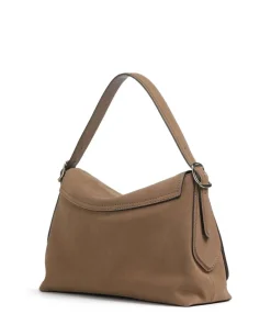 Hot Suede Carina Hobo bag brushed leather Shoulder Bags|Hobo Bags