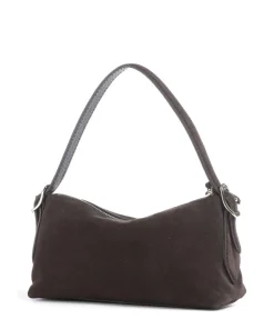 Abro Suede Carina Shoulder bag brushed leather dark brown Best