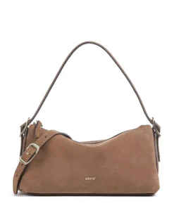 Abro Suede Carina Shoulder bag brushed leather camel Outlet