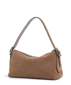 Abro Suede Carina Shoulder bag brushed leather camel Outlet