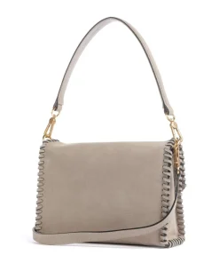 Abro Suede Temi Stitch Shoulder bag brushed leather beige New