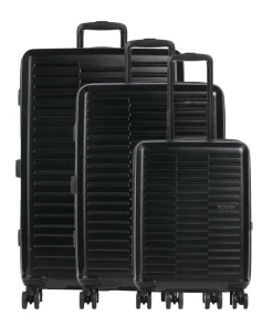 American Tourister Sunset Hills Suitcase set (4 wheels) 3-pc. black Discount