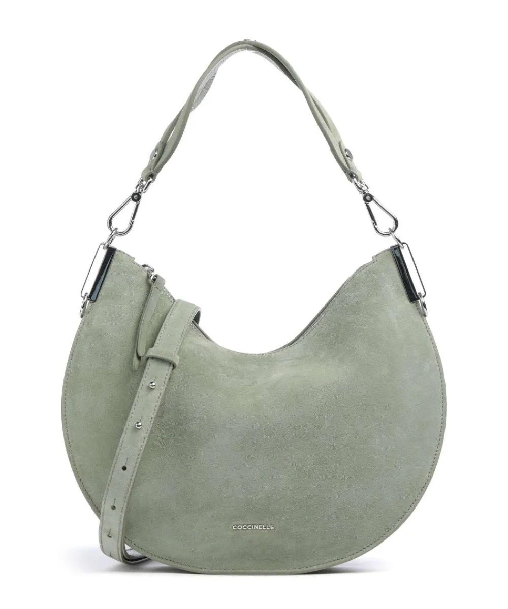 Sunup Suede Hobo bag brushed leather Shoulder Bags|Hobo Bags
