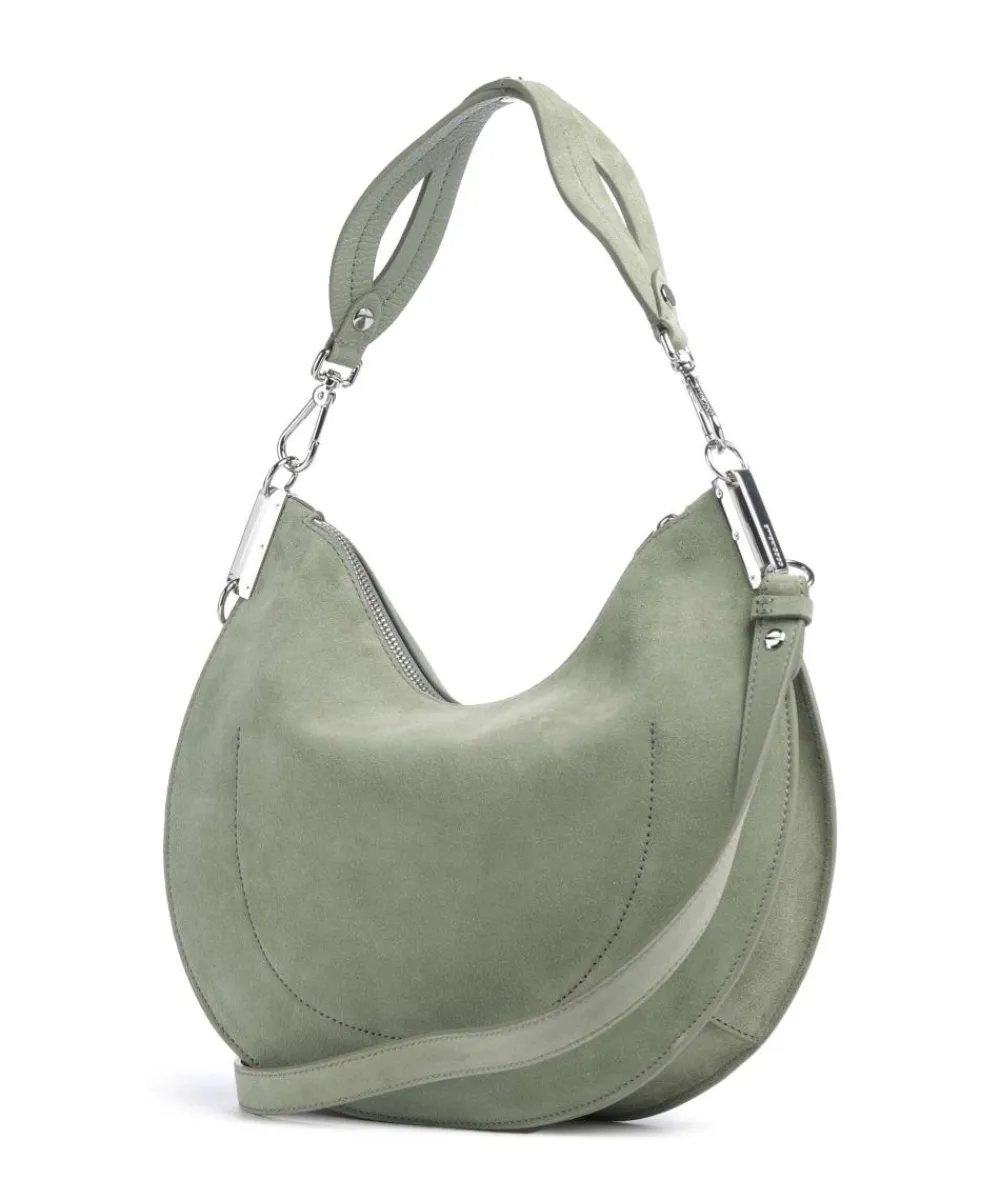 Sunup Suede Hobo bag brushed leather Shoulder Bags|Hobo Bags