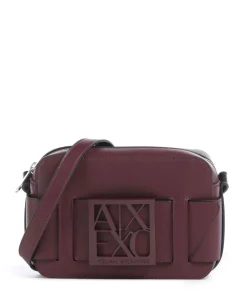 Armani Exchange Susie Crossbody bag imitation leather wine Outlet