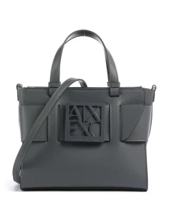 Armani Exchange Susie M Handbag imitation leather dark grey Hot