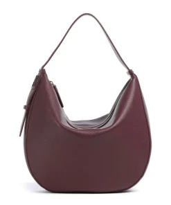 Armani Exchange Susie M Hobo bag imitation leather wine Clearance