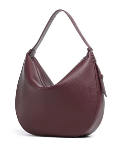 Armani Exchange Susie M Hobo bag imitation leather wine Clearance