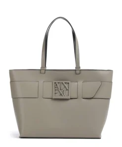 Armani Exchange Susie M Tote bag imitation leather taupe Best