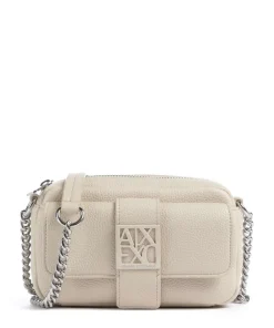 Armani Exchange Susie Soft Crossbody bag imitation leather cream Discount