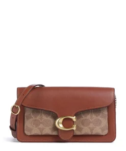 Hot Tabby Chain Crossbody bag fine grain cow leather, canvas Crossbody Bags