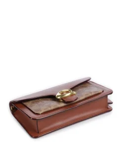 Hot Tabby Chain Crossbody bag fine grain cow leather, canvas Crossbody Bags