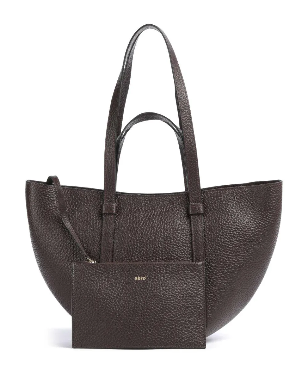 Abro Tekla Cosmo Medium Tote bag grained leather wine Hot