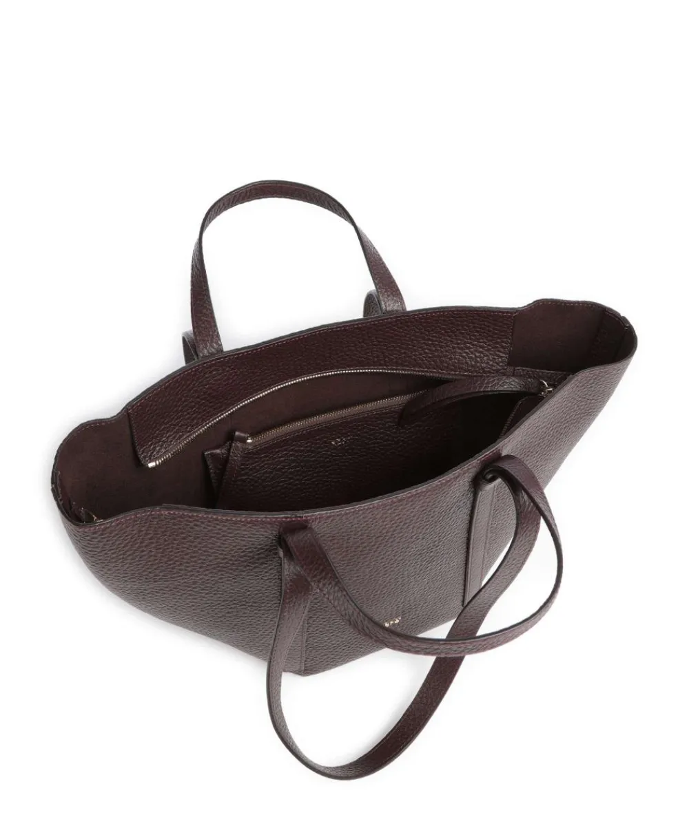 Abro Tekla Cosmo Medium Tote bag grained leather wine Hot