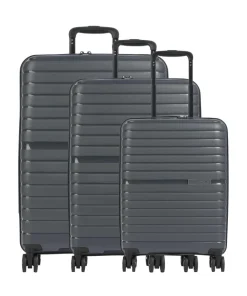 Travelite Trient Suitcase set (4 wheels) 3-pc. anthracite Best