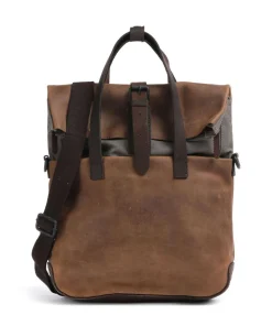Clearance Twister Rolltop backpack 13″ leather, cotton Rolltop Backpacks|Laptop Backpacks