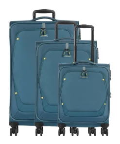 Travelite Umbria Suitcase set (4 wheels) 3-pc. petrol Clearance