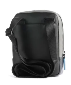 Piquadro Urban Crossbody bag fine grain cow leather black/grey Online