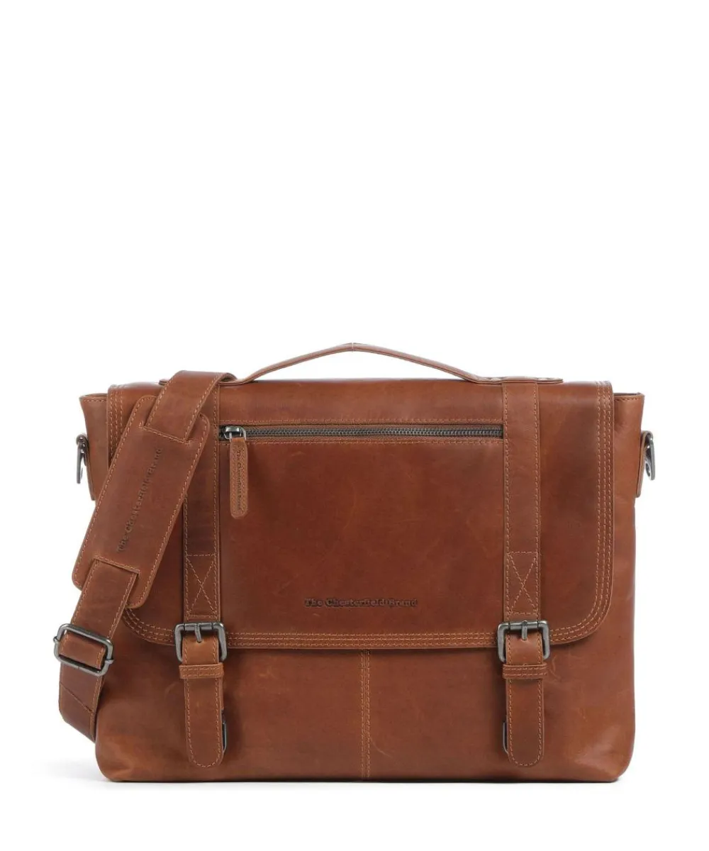 Best Veneto Briefcase 14″ pull-up cow leather Business- & Laptop Bags