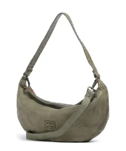 Taschendieb Wien Venusweg 8 Hobo bag grained leather green Hot