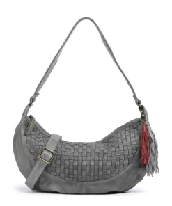 Taschendieb Wien Venusweg 8 Hobo bag grained leather grey Clearance