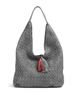 Taschendieb Wien Venusweg 2 Shoulder bag grained cow leather grey Discount