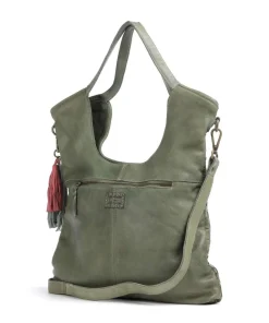 Taschendieb Wien Venusweg 3 Tote bag grained leather green Discount