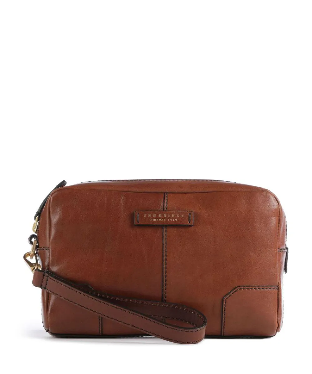 The Bridge Vespucci Wristlet fine grain cow leather brown Hot