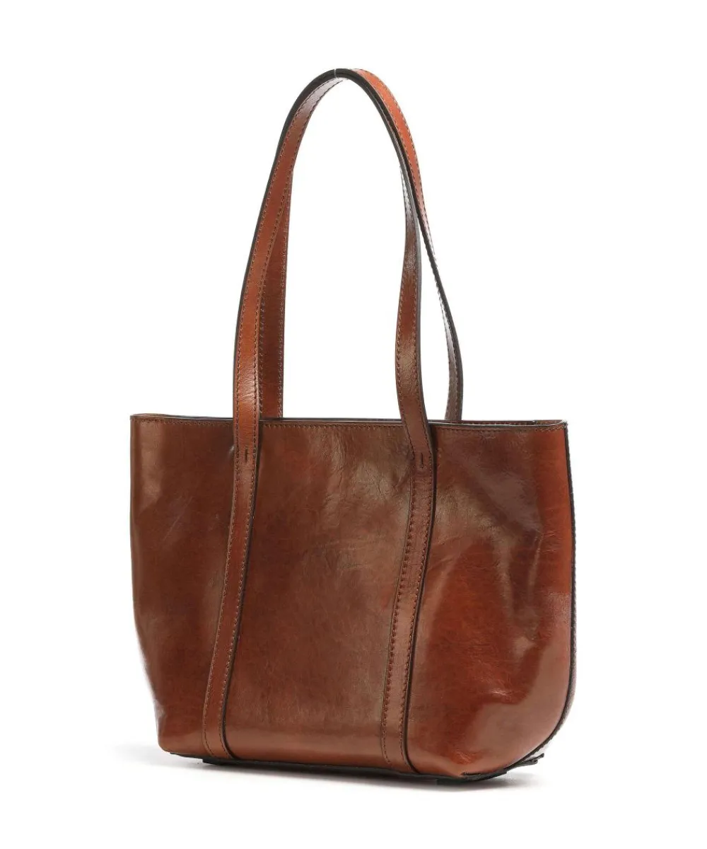The Bridge Vittoria Tote bag smooth cow leather brown Discount