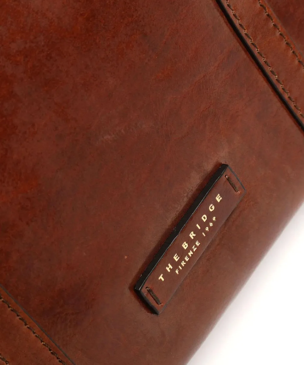 The Bridge Vittoria Tote bag smooth cow leather brown Discount