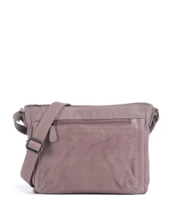 The Chesterfield Brand Washed Waxed Cow Aston Crossbody bag grained cow leather lavender Best