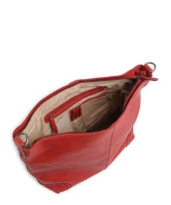 The Chesterfield Brand Washed Waxed Cow Bolivia Hobo bag pull-up cow leather red Best