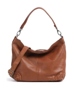 The Chesterfield Brand Washed Waxed Cow Bolivia Hobo bag pull-up cow leather cognac Hot