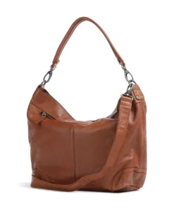 The Chesterfield Brand Washed Waxed Cow Bolivia Hobo bag pull-up cow leather cognac Hot