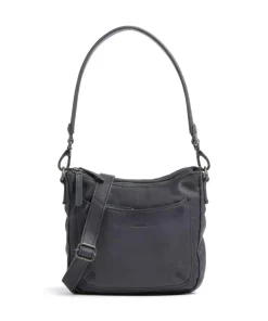 The Chesterfield Brand Washed Waxed Cow Caroline Shoulder bag grained cow leather blue-grey Online