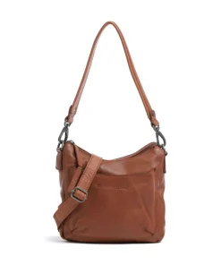 The Chesterfield Brand Washed Waxed Cow Caroline Shoulder bag grained cow leather cognac Discount