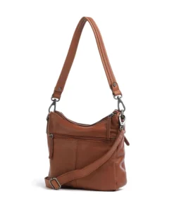 The Chesterfield Brand Washed Waxed Cow Caroline Shoulder bag grained cow leather cognac Discount