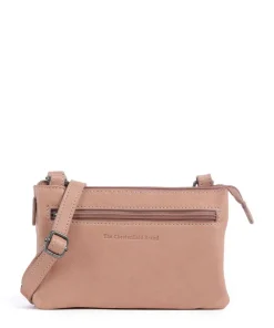 The Chesterfield Brand Washed Waxed Cow Osaka Crossbody bag grained cow leather antique pink