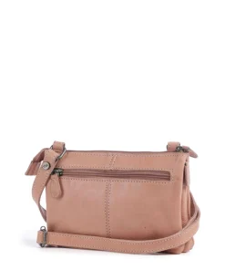 The Chesterfield Brand Washed Waxed Cow Osaka Crossbody bag grained cow leather antique pink