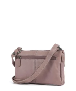 The Chesterfield Brand Washed Waxed Cow Osaka Crossbody bag grained cow leather lavender Clearance
