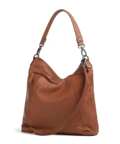 The Chesterfield Brand Washed Waxed Cow Sintra Hobo bag grained cow leather cognac Hot