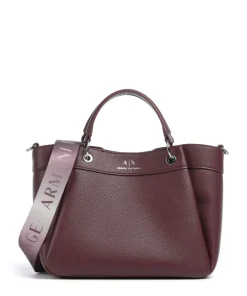 Armani Exchange Wave M Handbag imitation leather wine Online