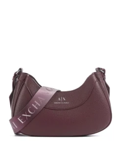 Armani Exchange Wave S Crossbody bag imitation leather wine Clearance