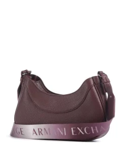 Armani Exchange Wave S Crossbody bag imitation leather wine Clearance