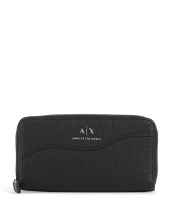 Armani Exchange Wave Wallet imitation leather black New