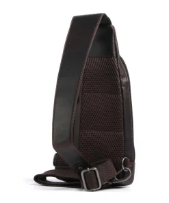 Wax Pull Up Cow Bowey Sling bag fine grain cow leather Sling Bags